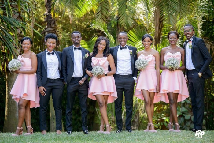 Tinah and Isaac's elegant bridal party, wedding shots by Makula Pictures