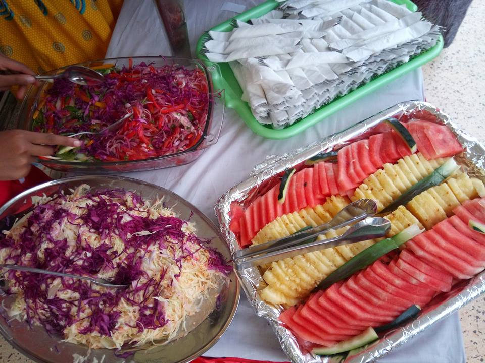 Fruits and Salads prepared by Rahim Foods