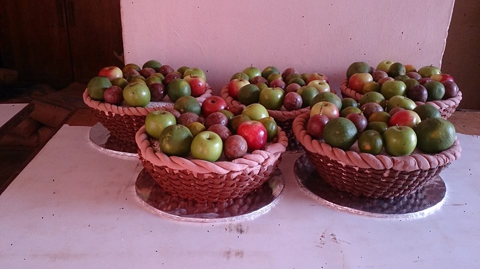 Fruit basket inspired cake by Real Cakes Uganda