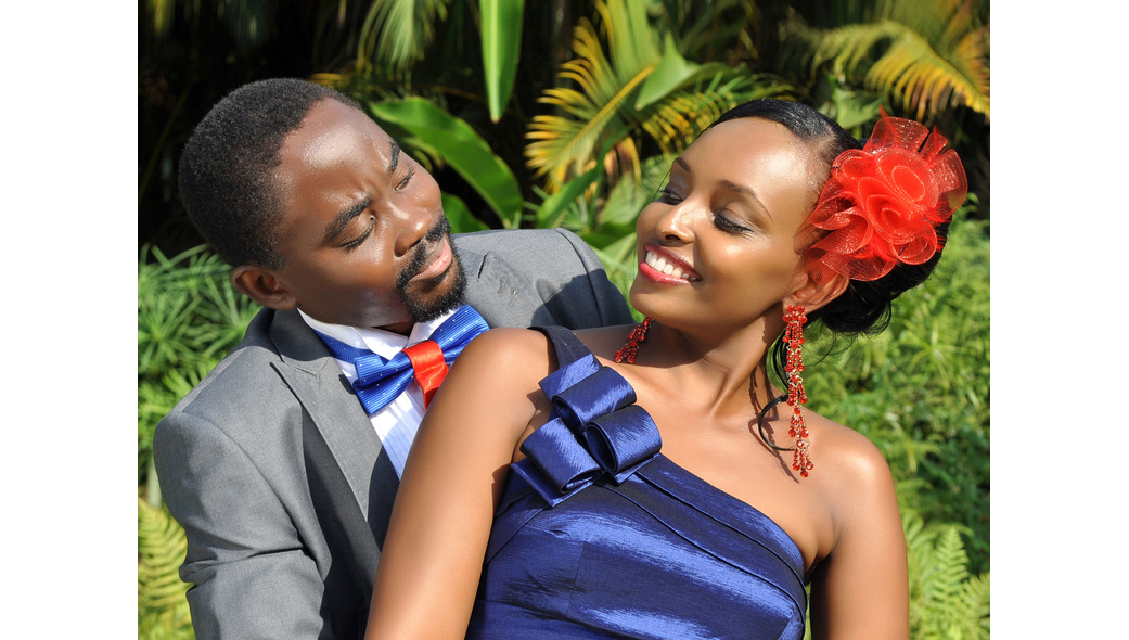 a grooms man & a bridesmaid dazzle in a wedding photo shoot by Dream Occasions Ug