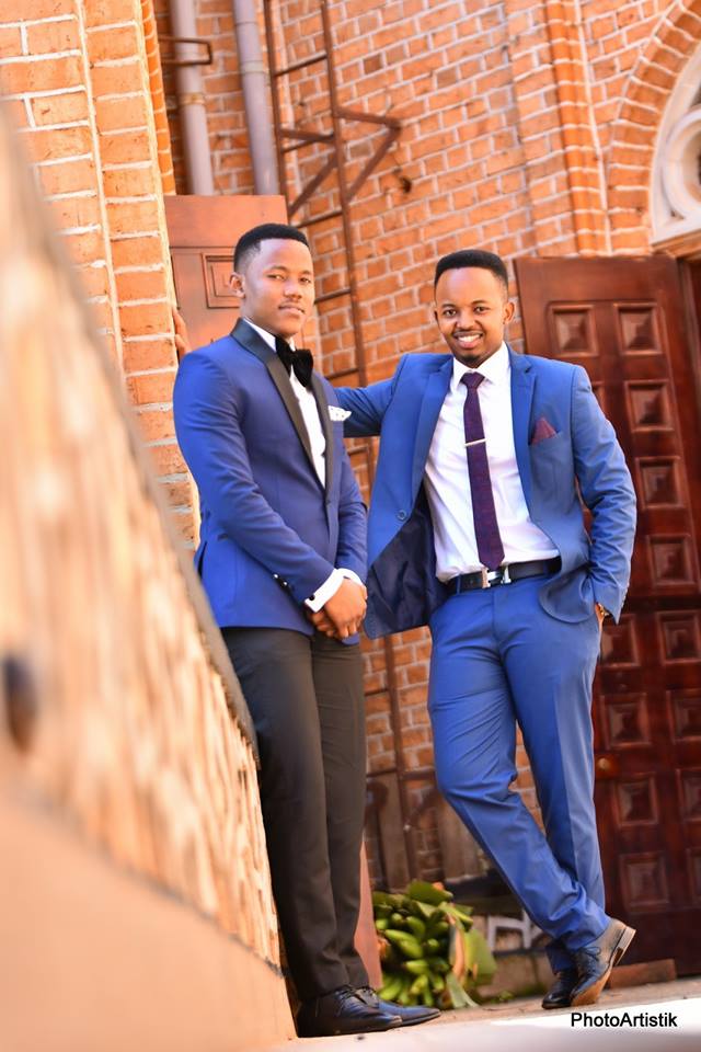 Handsome Ugandan groomsmen captured by Photo Artistik