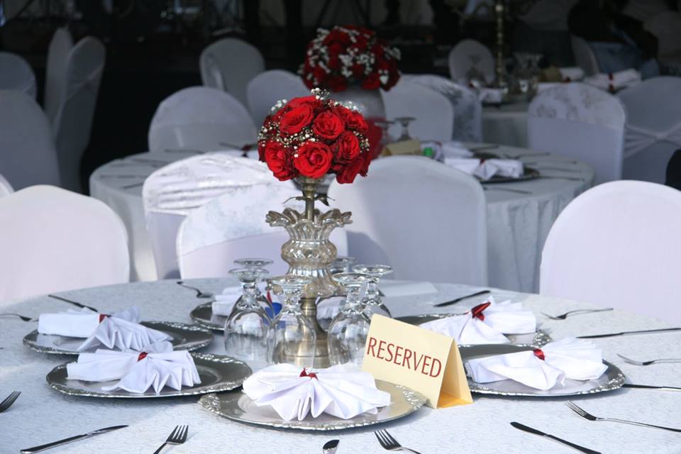 Wedding decorations from Steve and Koina's big day by Henhar Services