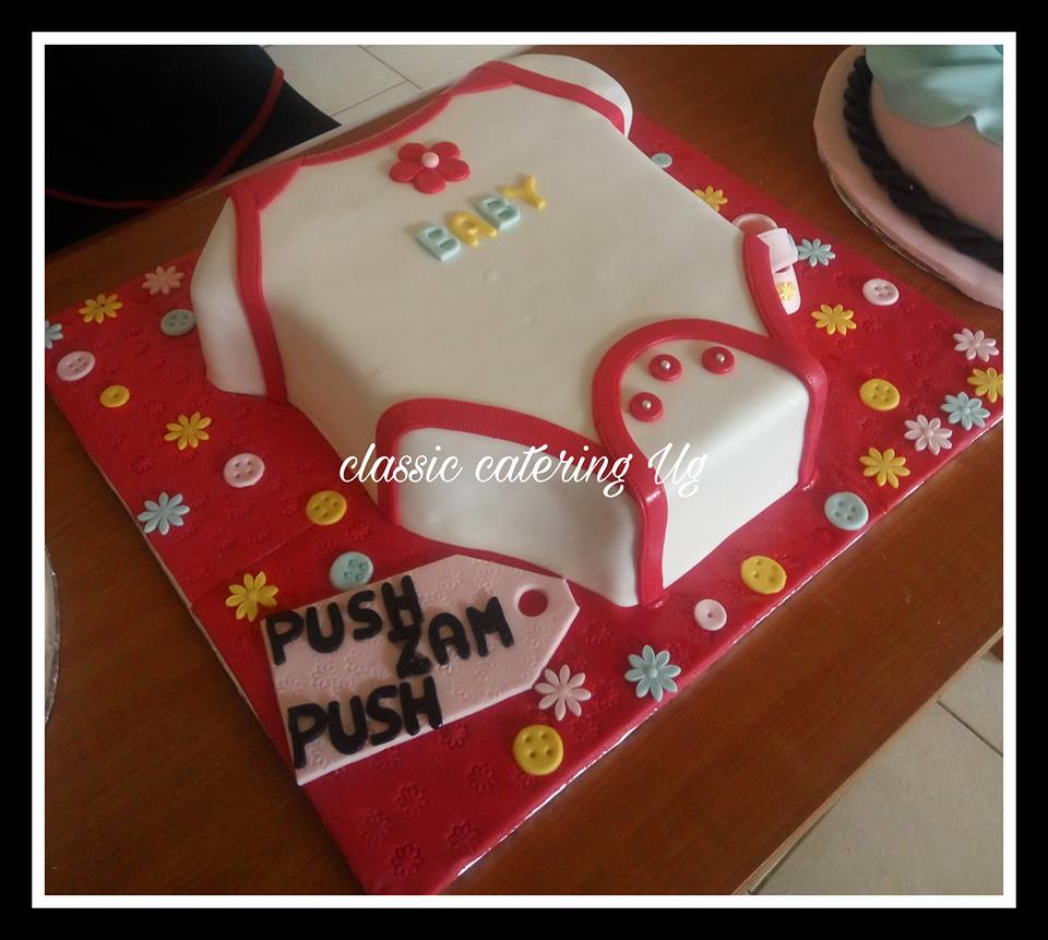 Zam's baby shower cake by Classic Catering Uganda