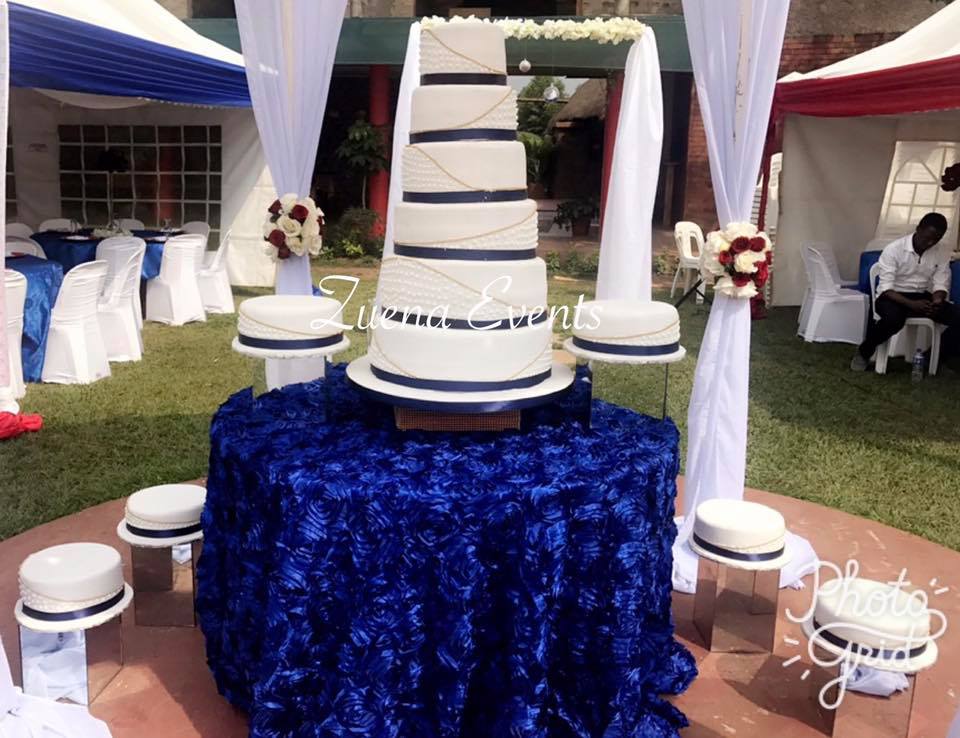 Royal Blue Cake By Zuena Cakes