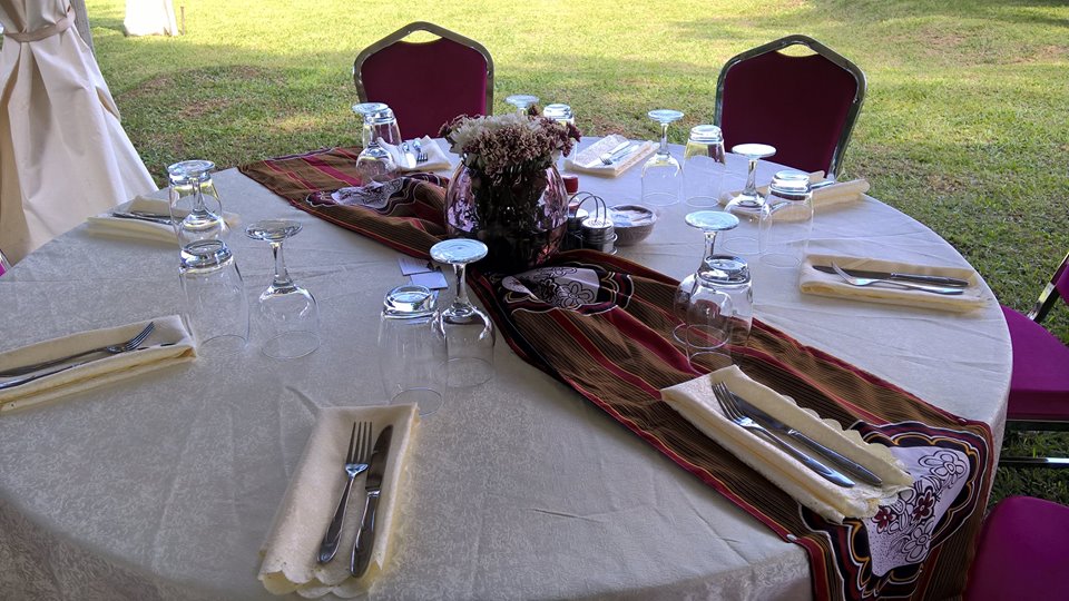 Cutlery and glasses from Mapenzi Events