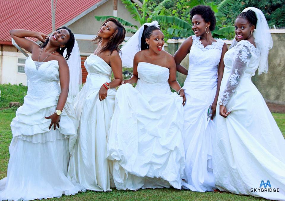 Model brides in wedding dresses, photo by Frame Media