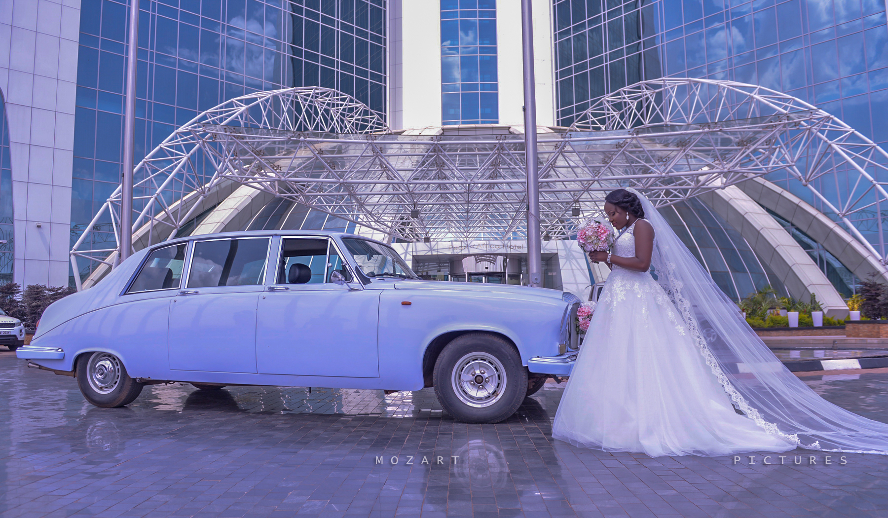 Meha's wedding photo shoot by Mozart Pictures at the Pearl of Africa Hotel in Nakasero