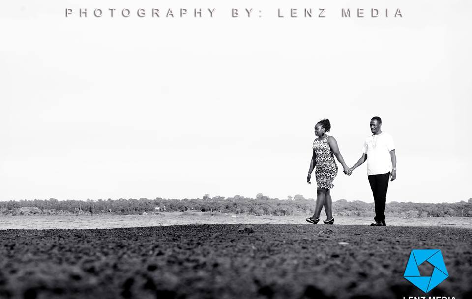 A prewedding photo shoot on the beach by Lenz Media