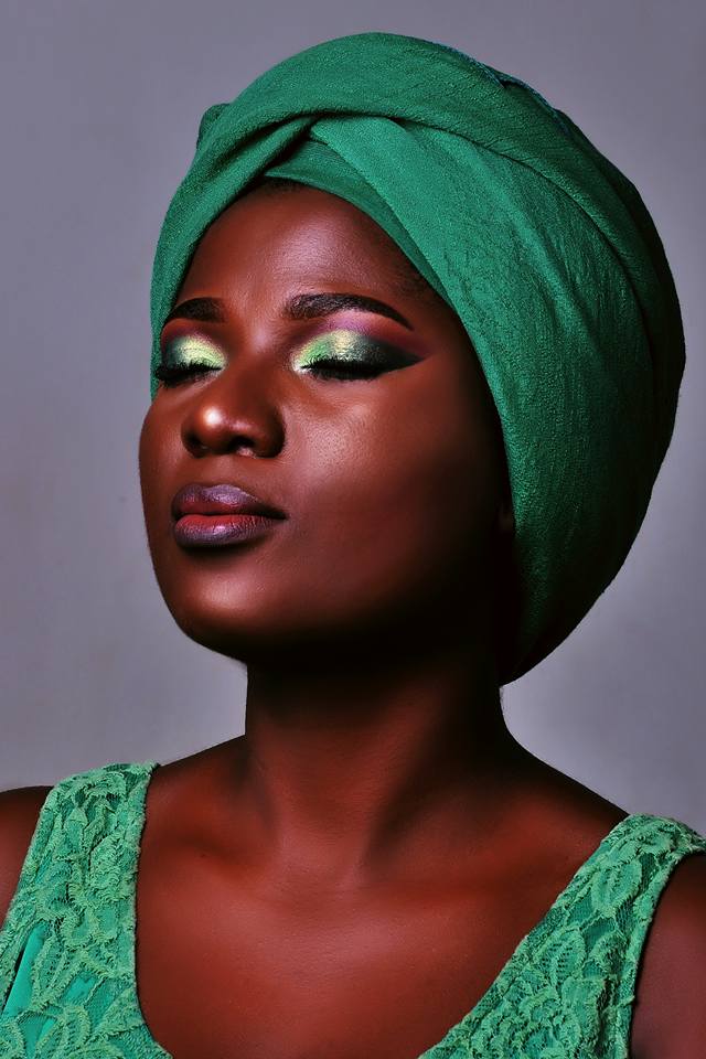 Melanin girl makeup by Thenameis.Usher Makeup Artistry
