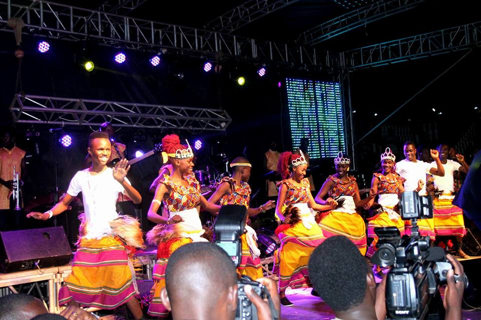 The Dance N' Beats Cultural Troupe excited the crowd with traditional dances at music concert